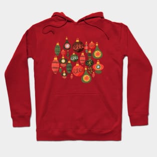 Vintage Christmas Ornaments Hoodie